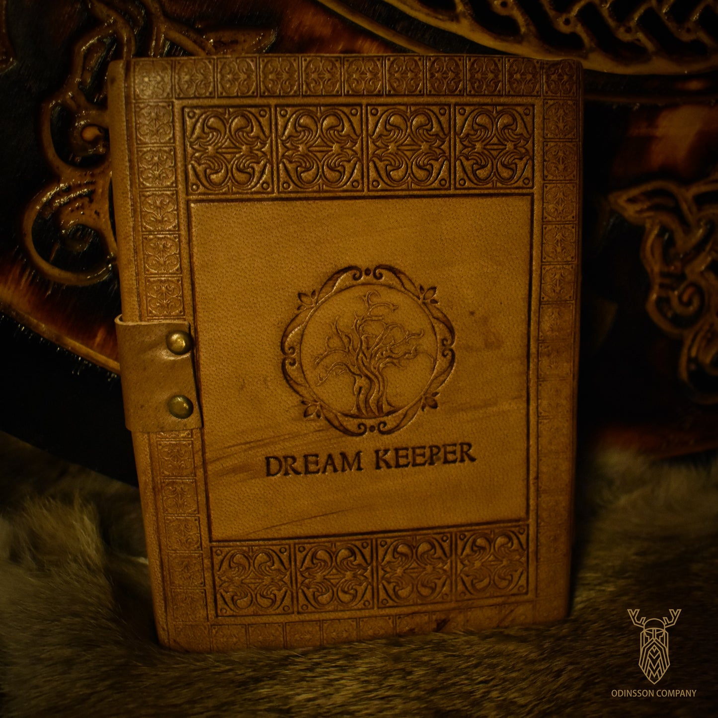 Celtic World Tree Leather Journal