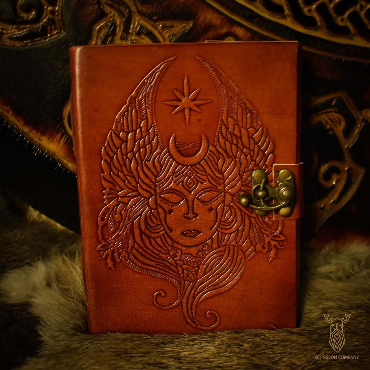 Moon Goddess Leather Journal