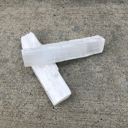 Unpolished Selenite Sticks - 3.5"- 4"