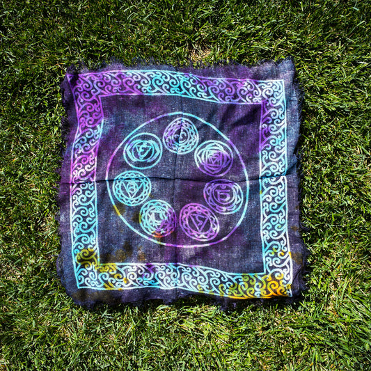 Chakras Altar Cloth