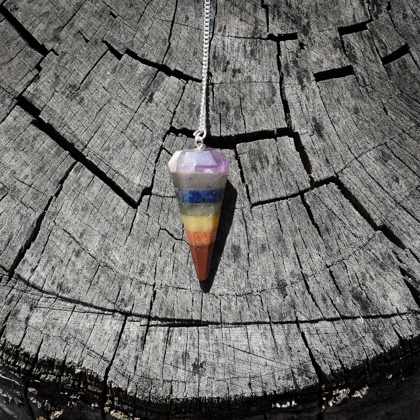 Chakra Gemstone Pendulum