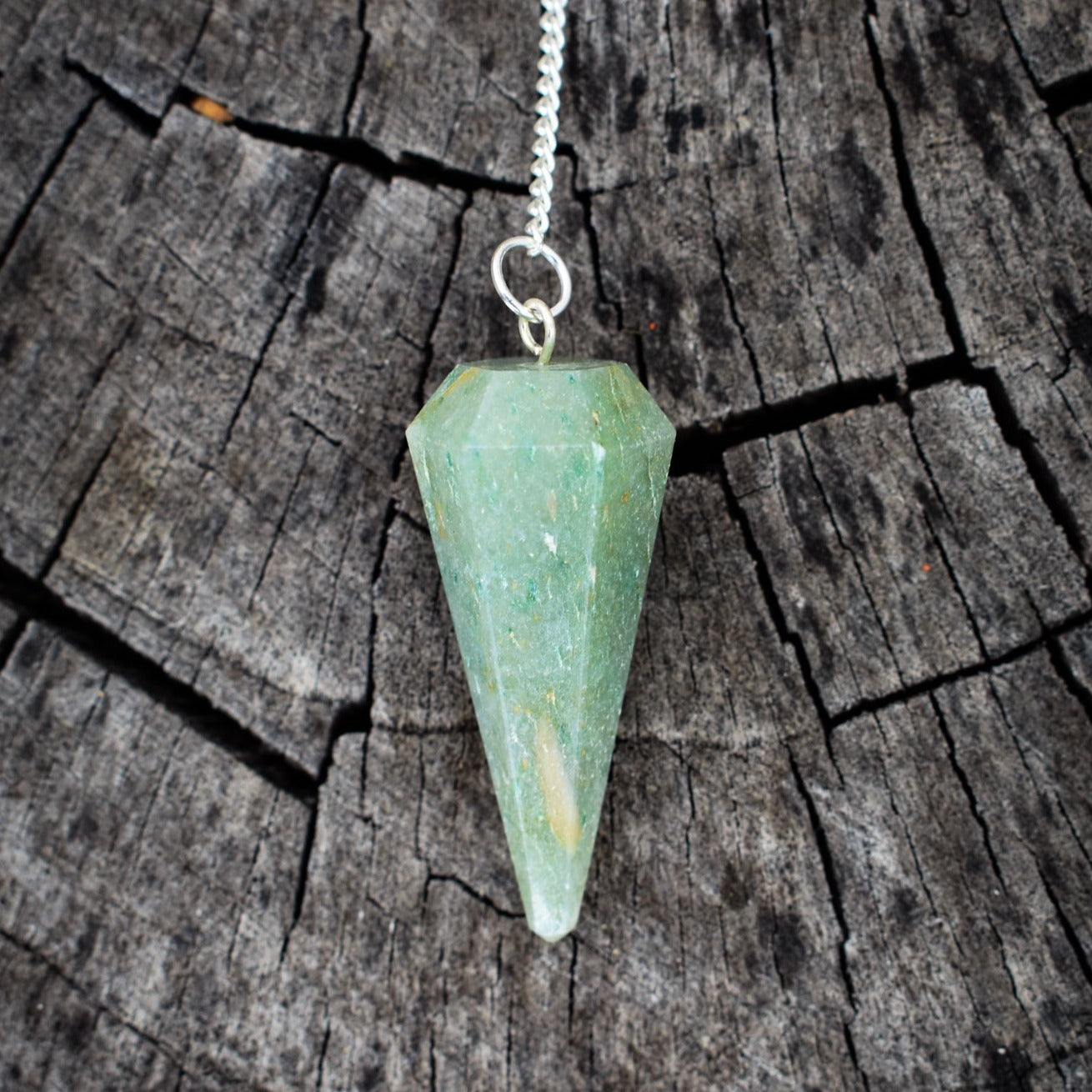 Green Aventurine Gemstone Pendulum