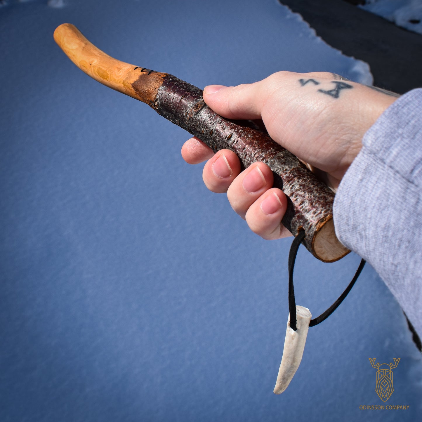 Maple Wand w/ Natural Bark Handle