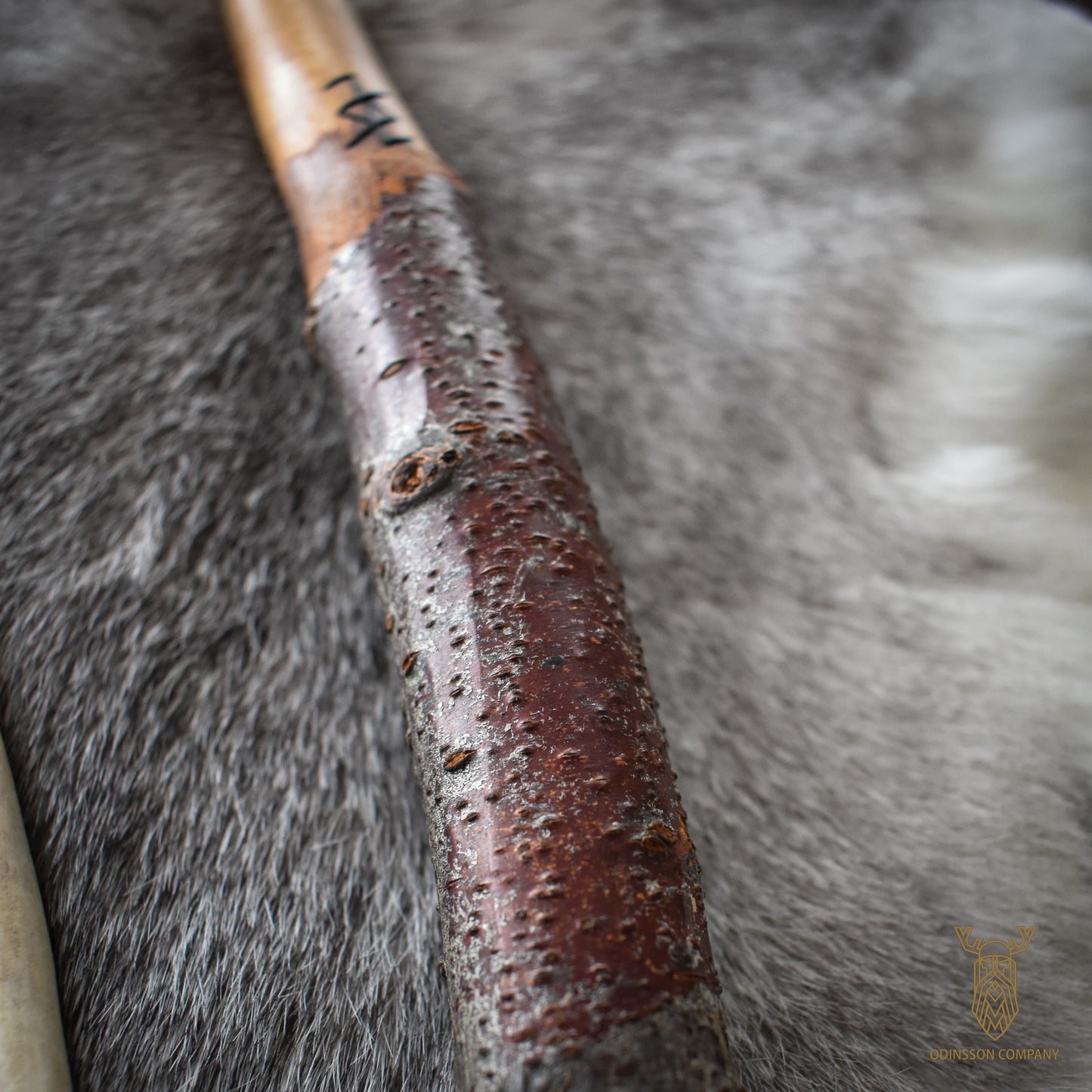 Maple Wand w/ Natural Bark Handle