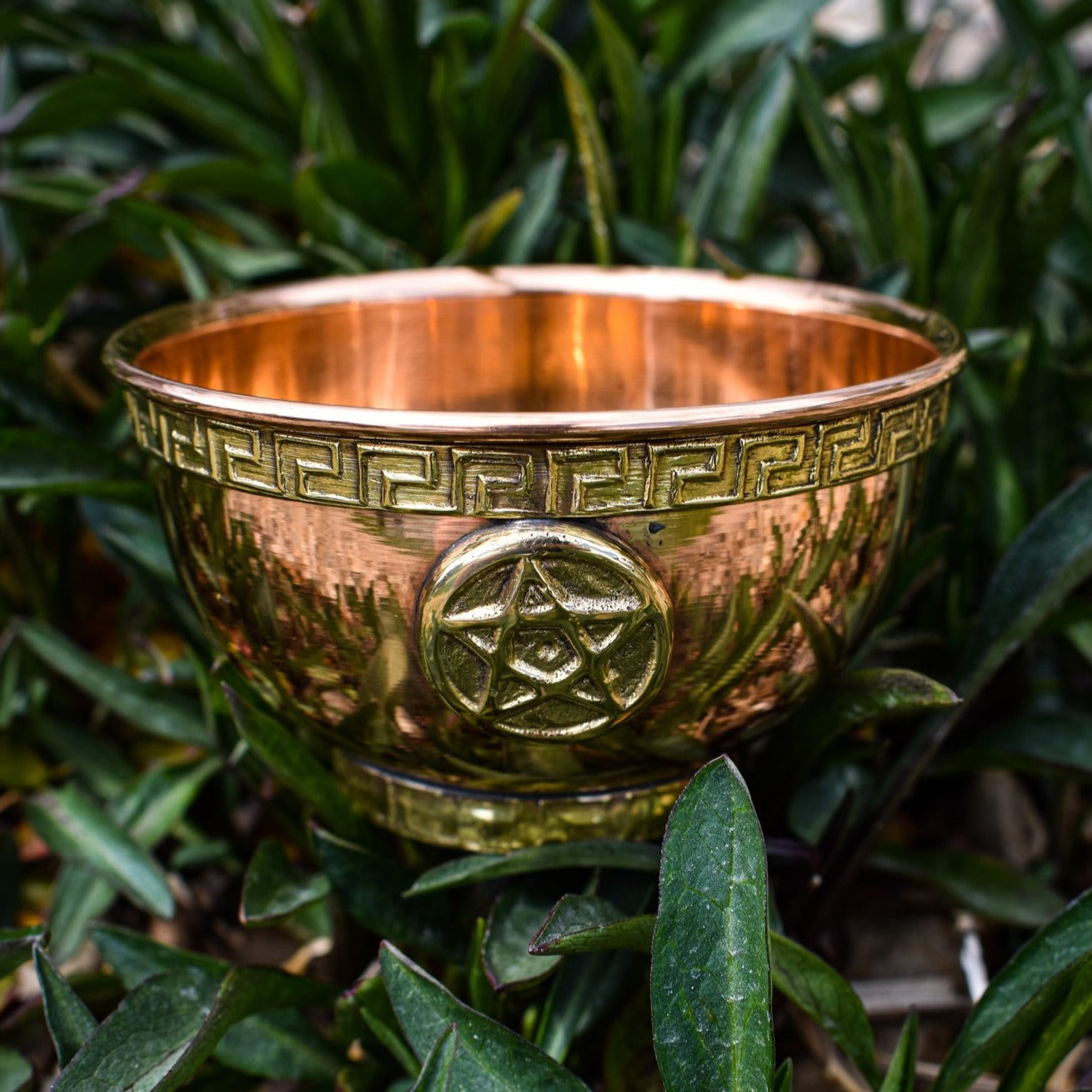 Pentacle Offering Bowl - Copper