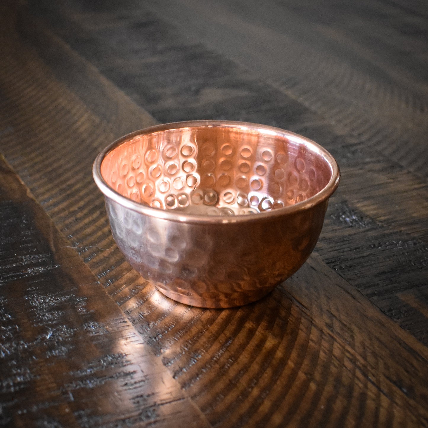 Hammered Offering Bowl - Copper