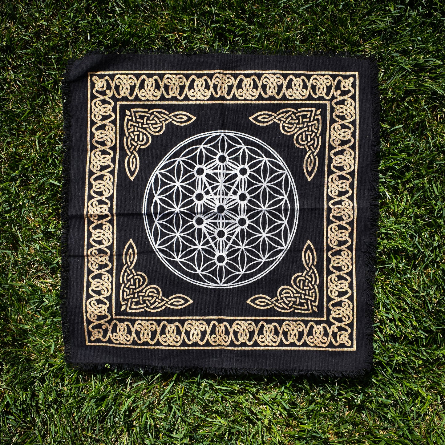 Sacred Geometry Tree of Life Altar Cloth