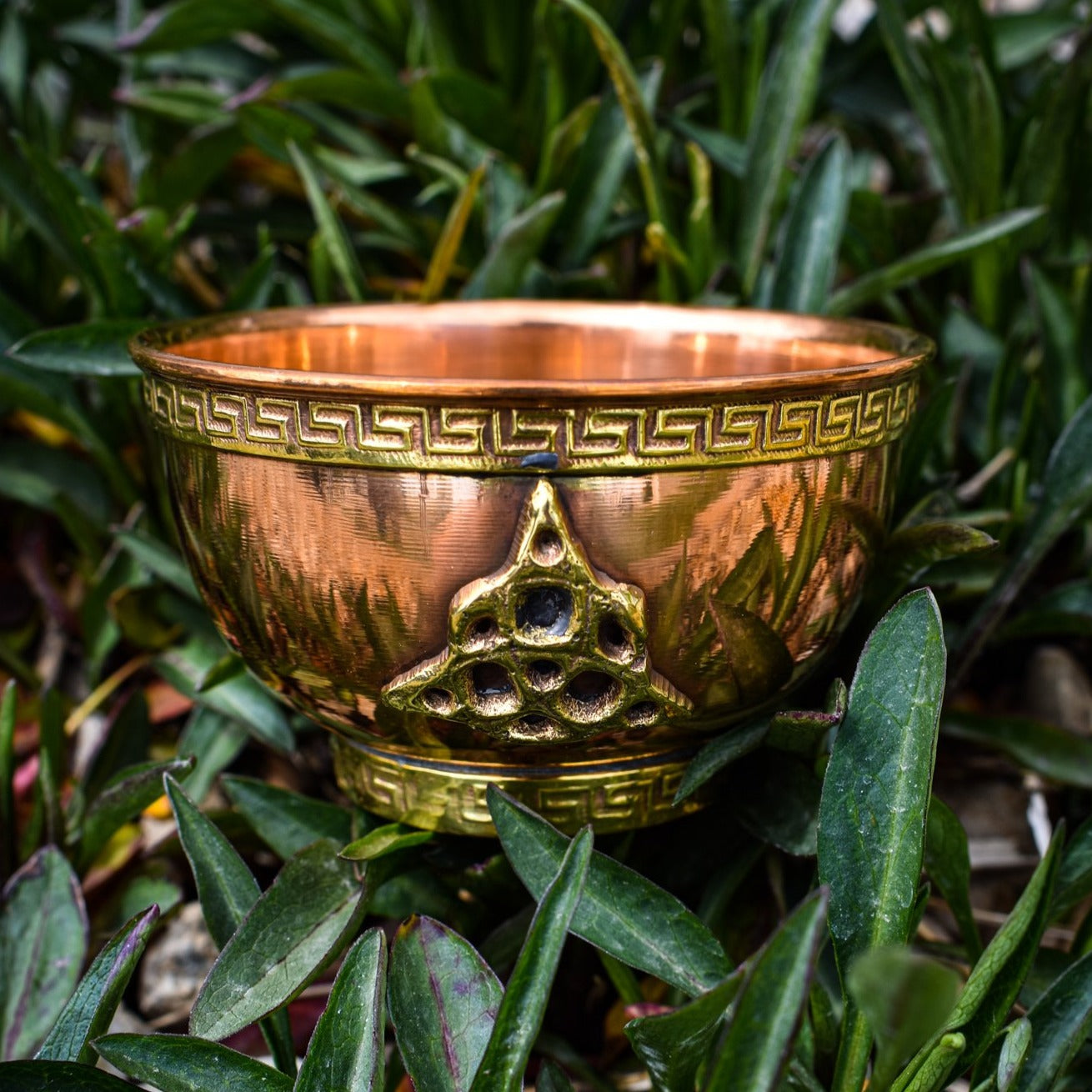 Triquetra Offering Bowl - Copper