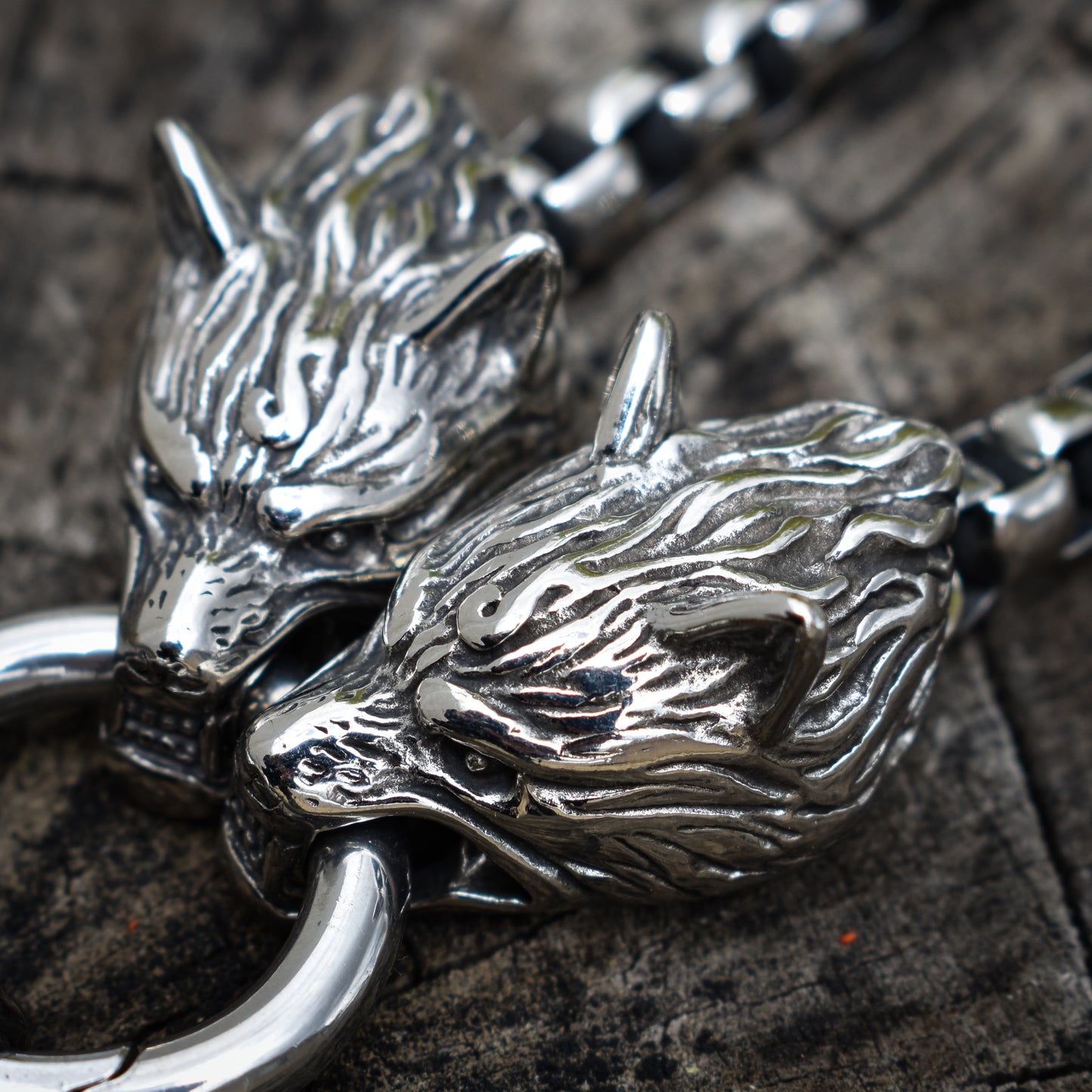 Viking Warrior Geri & Freki Chain